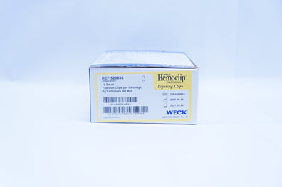 Teleflex 523835 Weck Hemoclip Traditional Ligating Clips - Box of 15